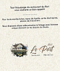 Resto Du Port menu