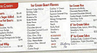 Oberweis Ice Cream And Dairy Store menu