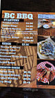 Bc Bbq menu