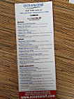 Ocean One And Grille menu