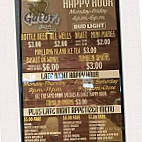 Gator's Grill Spirits menu