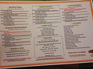 Grain Bin Restaurant menu