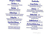 Cafe Trilogy menu