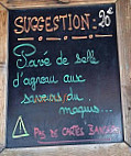 L'Abri Cotier menu