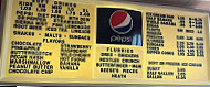 Miller's Five Drive-in menu