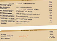 Pizza Napoli menu