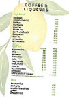 Lemoncello's menu