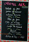 Le Gaulois menu