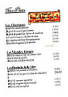 Le Saint-Honore menu