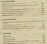 Fleur de Sel menu