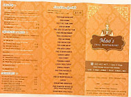 Mao's Thai Restaurant menu