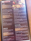 La Fiesta Mexican menu