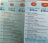 Cleeland Pizza House menu