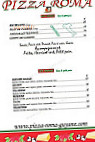 Pizza Roma menu