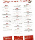 Escale Pizza menu