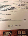 Deliziosa Pizza menu