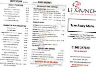 Le Munch menu