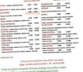 Pizz'a Casa menu