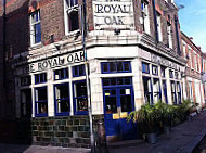 At The Royal Oak outside