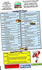 Griffin's Poboy Shoppe menu