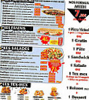 Victoria Pizza menu