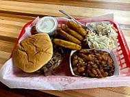 Due South Bbq food