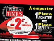 Pizza Times menu