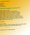 Pizzeria La Main a la Pate menu