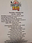 Sweitzer's Bbq menu