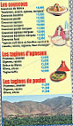 Les Délices Du Maroc menu