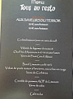 Aux Saveurs Du Terroir menu