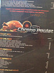 Chrono Pizza menu