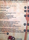 La Diligence menu