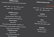 Le Montecristo menu