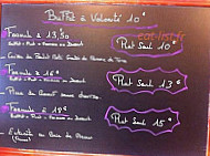 Cafe de la gare menu