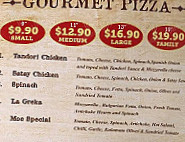 Abbys Pizza Fish N Chips menu