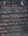 Le Kaloupile menu