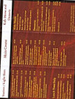 The Red Lion menu