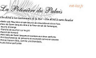 La Potinière Du Palais menu