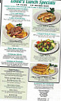 Louie's Cafe menu