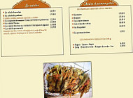 Les Plaisanciers menu