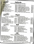 Grammy's Country Inn menu