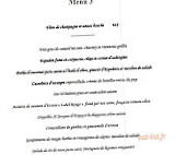 Auberge Garden menu