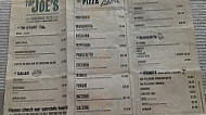 Top Joes menu