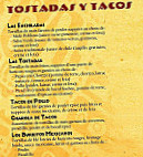 L'Hacienda menu