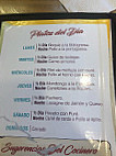 La Fonda del Tio menu