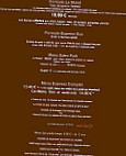 Cafe Du Stand menu