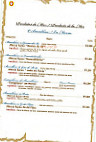 Saudade menu