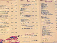 Cafe Pizzeria Luna menu