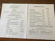 Hopper's menu